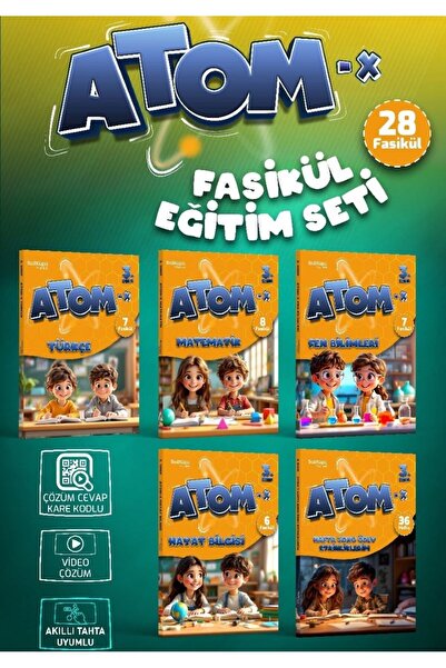 Balküpü Yayınları 3. SINIF ATOM-x FASİKÜL EĞİTİM SETİ