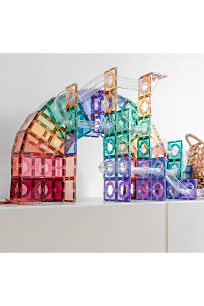 Connetix Pastel Ball Run Set - 106 Pieces