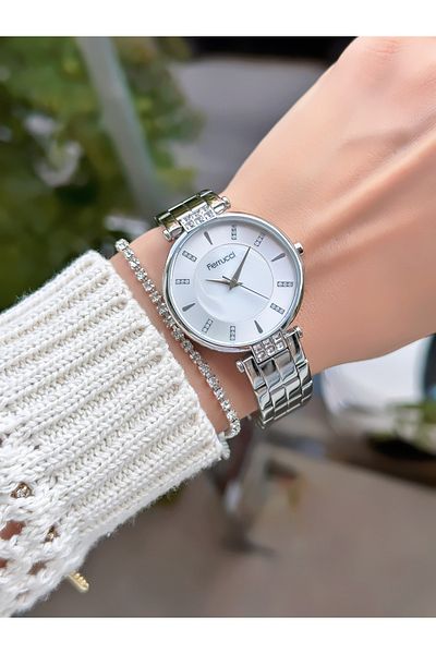 Ferrucci Steel Cord Women's Wristwatch 3 Atm Waterproof with 2 Years Warranty Mechanism