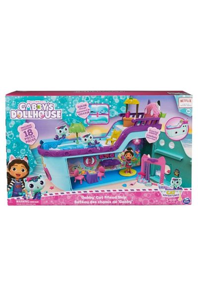 SPIN MASTERR Gabby's Dollhouse Playset, Spin Master, Kitty Friends Ship