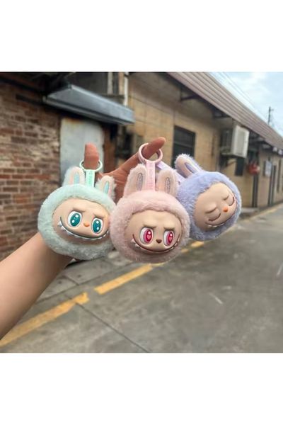 NB market Labubu Plush Toy Imported Labubu Keychain Only Head Model Large Size Without Box