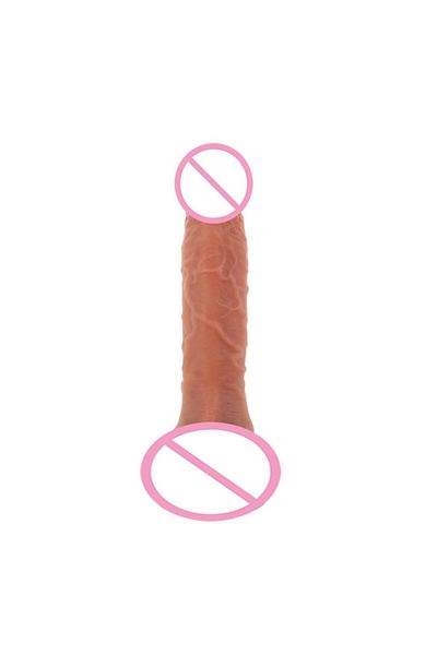 OEM Jucarie realistica din silicon moale, 21 cm-4 cm diametru, cu ventuza rezistent la apa