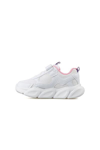pepino 1901 Booties White Pink Unisex Children's Casual Shoes 1901-Patik-White-Pink White