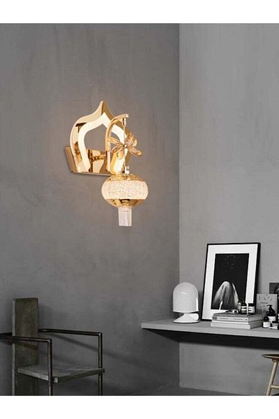 Moonlight Lighting Modern LED Wall Light – Model 9832-W | 15W Decorative Wall Lamp with 3 Color Modes (White, Yellow,