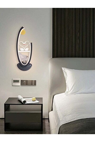 Moonlight Lighting مصباح حائط LED كريستالي ذهبي فاخر 7755-W مع سطوع ثلاثي الم...