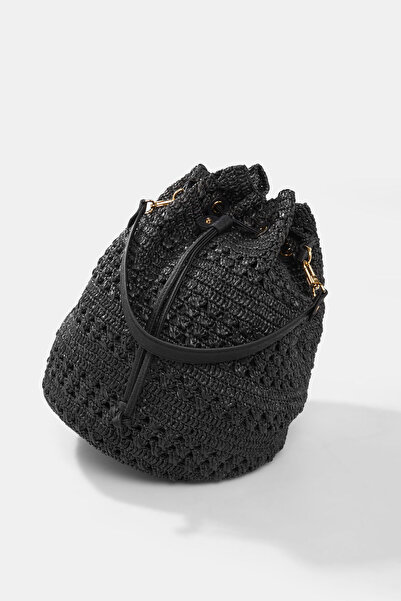 Vakko SİYAH MONOGRAM ÇANTA