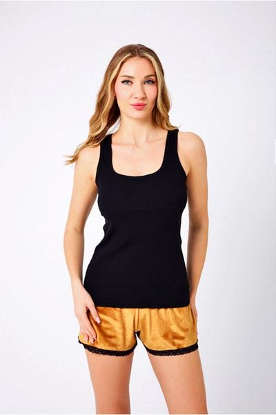 shiny date Velvet Shorts 2 Piece Set