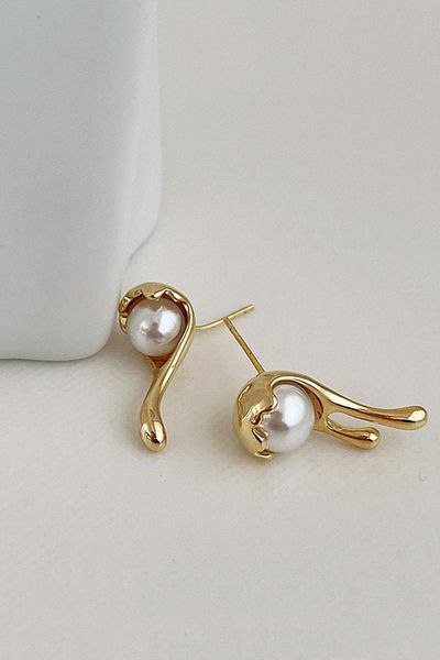 Glaren Design Gold Color Women's Earrings