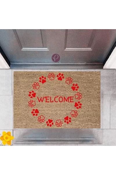 BscitirStore Digital Printed Decorative Door Mat - Welcome P-2470