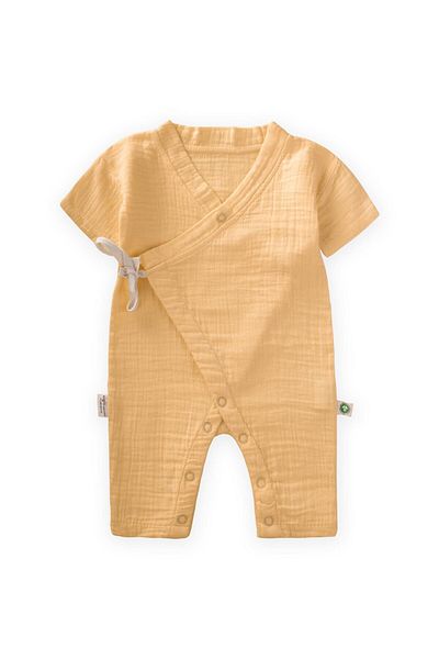 Cigit Organic Double Breasted Muslin Jumpsuit 0-9 Months Sundres
