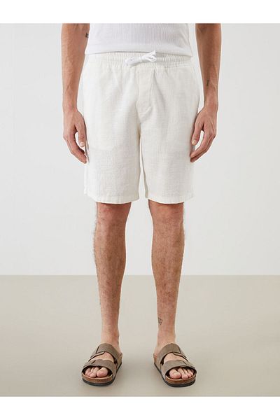 LC Waikiki New Season Comfortable Fit 0 Linen Men's Sort - S5Qh54Z8