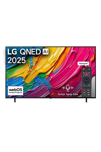 LG 55QNED80 55 inç 140 cm 4K Smart TV AI Sihirli Kumanda webOS25,Uydu Alıcılı