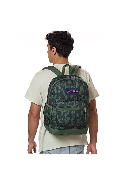 Jansport Jansport Printed Backpack with Adjustable Straps and Zip Closure - 15x32x42 cms