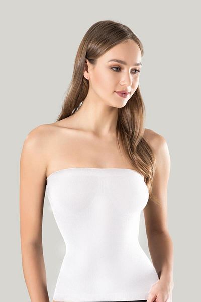 MODA YILDIZ Women's Strapless Tank Top