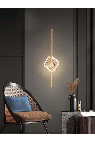 Moonlight Lighting Modern Aluminum Wall LED Lamp 7708 – 15W – 3 Lighting Modes – Sleek Indoor Wall Light for Bedr