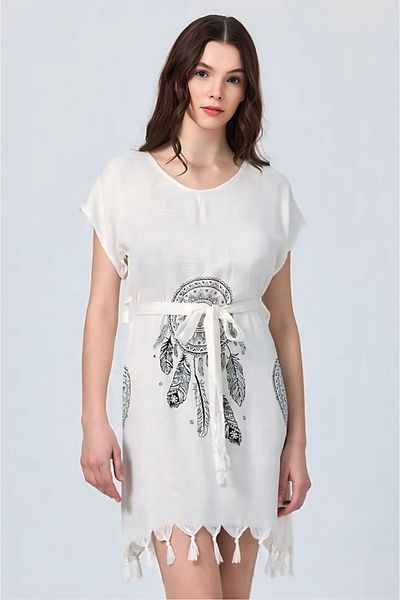 Sanctum Γυναικείο φόρεμα παραλίας από μπαμπού Copia
