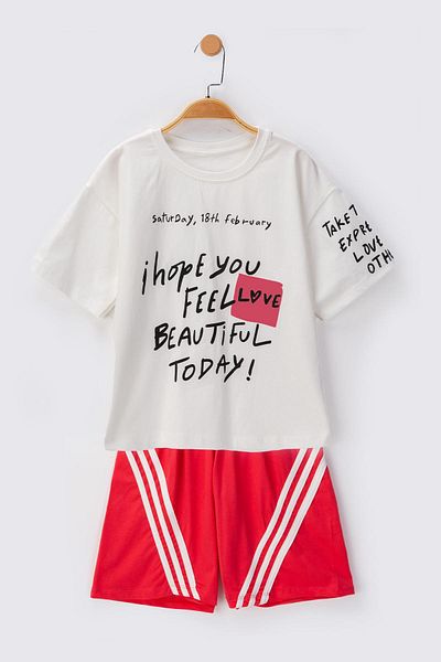 Lmn Belly Love Shorts Girl's Set