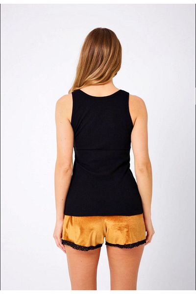 shiny date Velvet Shorts 2 Piece Set