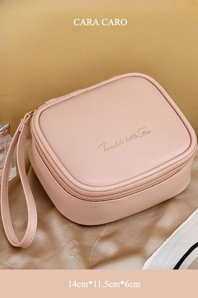 CARA CARO Small Toiletry Bag - Portable Toiletry Bag - Sanitary Pad Storage Bag