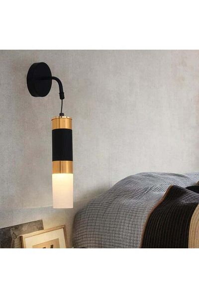 Moonlight Lighting Single Modern LED Wall Lamp 6918-W indoor Lighting Dimmable LED Lights for Bedroom and Hallway Entry