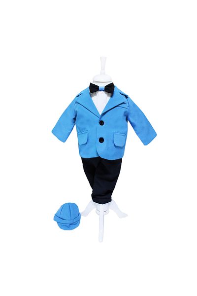 Recostore Set pentru botez, costum, lumanare si trusou imprimat cu Mickey Mouse, REC392