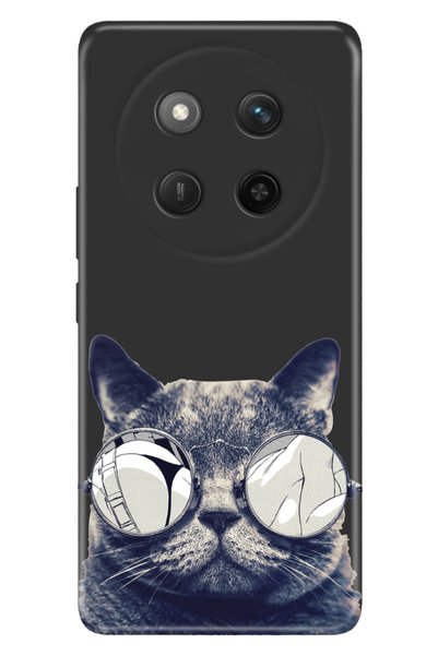 Cekuonline Honor Magic 7 Lite Case Decorative Silicone Printed Cover Cix Cat