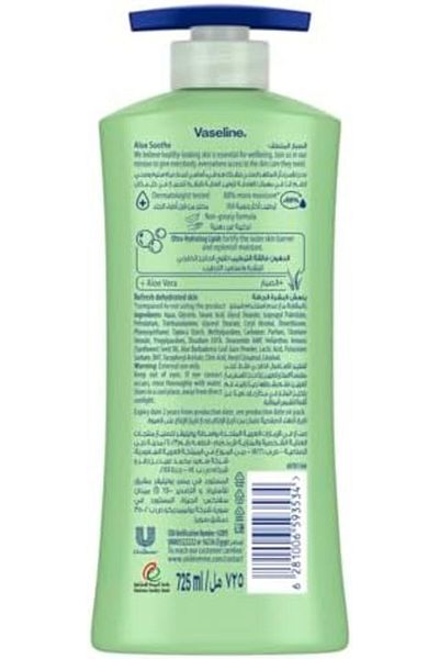 Vaseline Intensive Care Aloe Soothing Body Lotion, 725ml