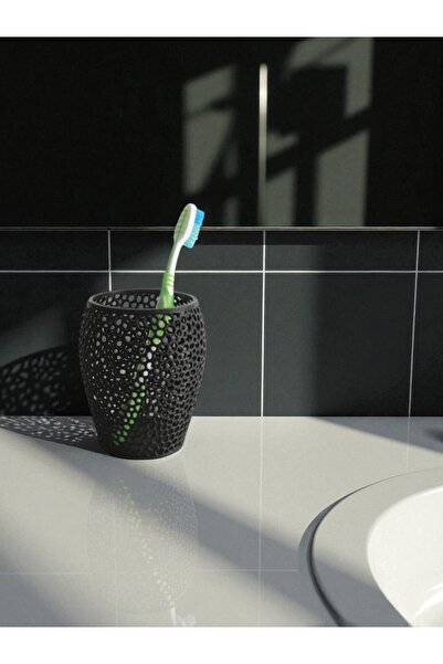 Biparca Store Βάση οδοντόβουρτσας Voronoi Με σχέδιο - Μοντέρνος Σχεδιασμός