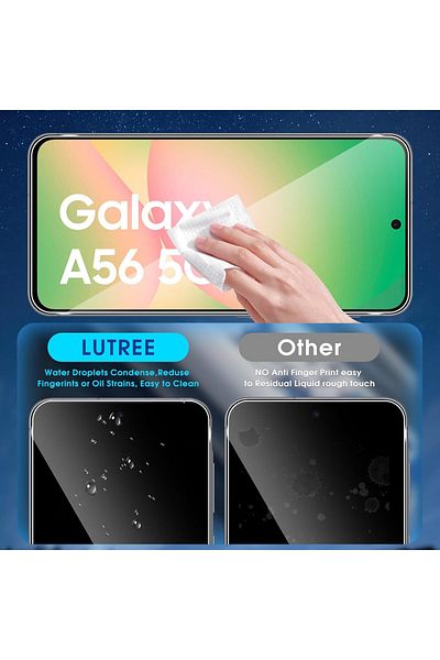 ALC MOBILE Folie de sticlă compatibilă cu Samsung Galaxy A56 - Contur negru ALC