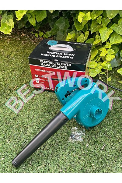 bestwork Elektrikli Hava Üfleme Körüğü El Kompresörü Blower Kompresör Süpürge...