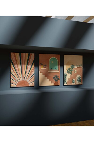 wudie Πίνακας ζωγραφικής Bohemian Frame Look Premium Quality Πίνακας ζωγραφικ...