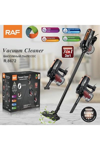 MACON RAF Handheld Dust Collector, 600W 220V Vacuum Cleaner Portable 3 IN 1 Household Low Noise Cleaner