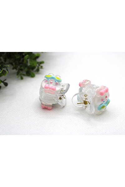 Tezcan Aksesuar مشابك ملابس ملونة على شكل مجسم (عبوة من قطعتين)