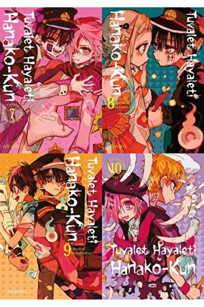 Gerekli Şeyler Yayıncılık Tuvalet Hayaleti Hanako-kun 7-8-9-10 manga seti (4 ...