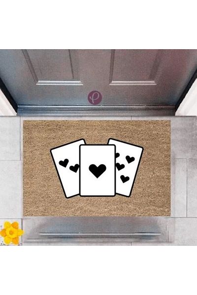 biya home evinize değer katar Door Mat Decorative Digital Printing Game Cards P-2402