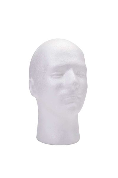 Art Tone Styrofoam Male Head Mx-1