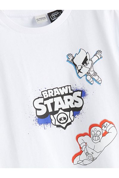 LC Waikiki Νέα σεζόν Crew Neck Brawl Stars Αγόρια με στάμπα Tisort - S5OJ74Z4