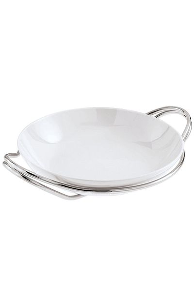 Sambonet & Rosenthal Handled Porcelain Serving Porcelain 36 cm