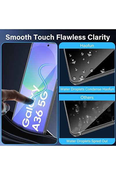 ALC MOBILE Folie de sticlă compatibilă cu Samsung Galaxy A36 - Contur negru ALC