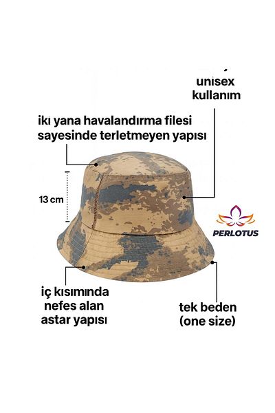 PERLOTUS Unisex Micro Fabric Summer Bucket Hat Ventilated, Non-Sweating Thin Bucket