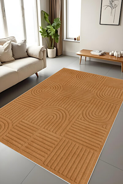 Liriya Dijital Bukleli Bohem Desen Oturma Odası Halısı Salon Halısı Mutfak Ha...