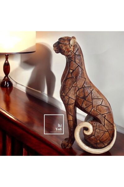 77 Pierre 77-1 Puma Figür Dekoratif Obje Hediyelik Biblo Heykel Ev Dekorasyon...