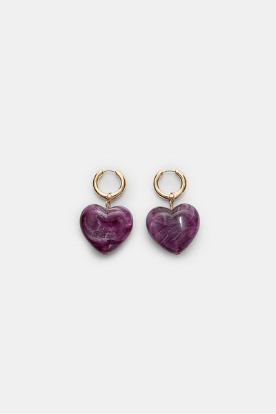 Stradivarius Heart earrings