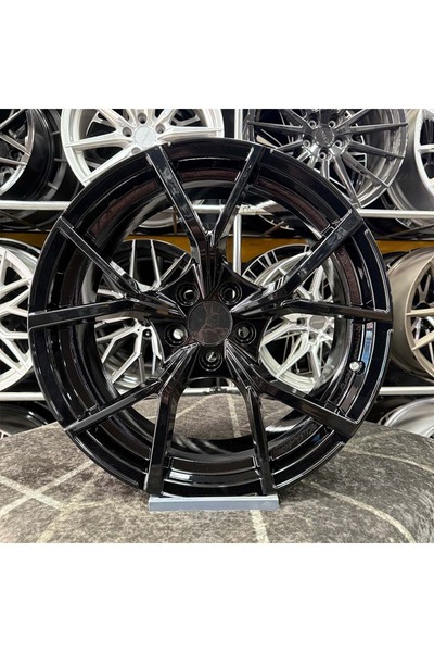 kormetal 19 inç 5x112 Golf R Uyumlu Siyah Jant Modeli (4 Adet)