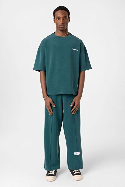 VAMOSCLO Label Detailed Oversize Modal Fabric Tracksuit Suit Nefti