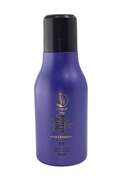 B H BIO HAIR بروتين معالج للشعر المصبوغ بزيت الارجان واكليل الجبل 150مل