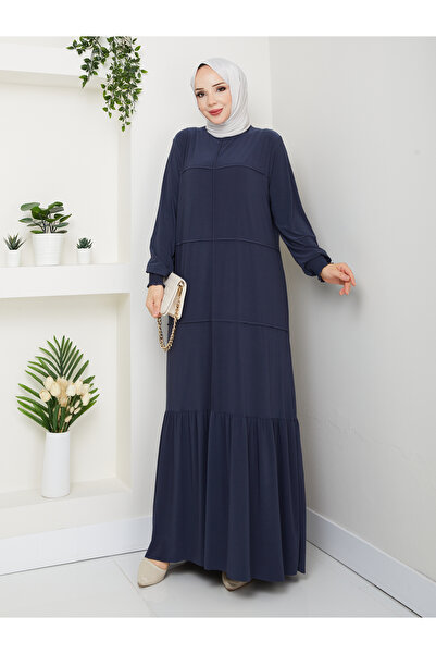 Rüyam Moda Dress Lycra Sandy Fabric