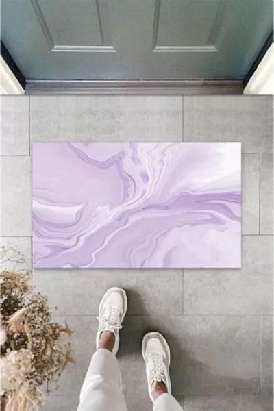 Home Digital Modern Wavy Gray Door Mat Outdoor Door Mat K-3120