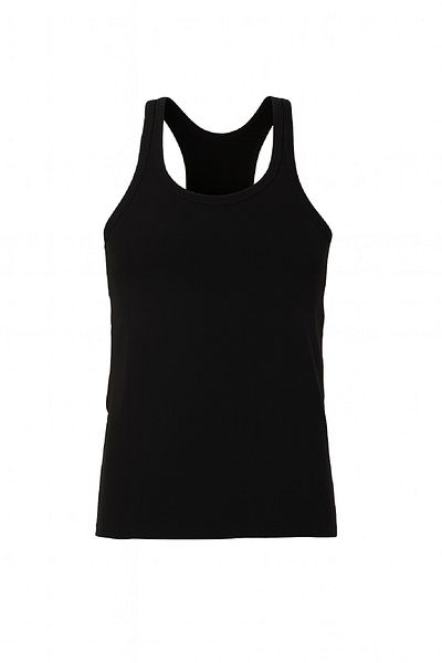 Eros 2 Pack, Cross Back Strap, Cotton & Lycra, Compact Men's Sports Singlet Set, Black