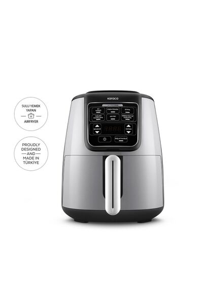 Karaca Air Pro Cook Xl 2 In 1 Konuşan Airfryer Cool Gray
